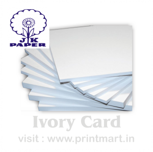 Ivory Cards PrintMart 253 18.5x13.0(7x5) White Matt